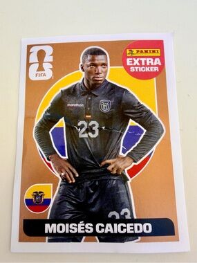 Panini Moisés Caicedo Extra Sticker — Bronze.